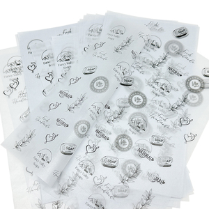 Papel encerado reutilizable a prueba de grasa con logo personalizado para restaurantes, sándwiches, hamburguesas y envoltorios de alimentos. - Product Image 2
