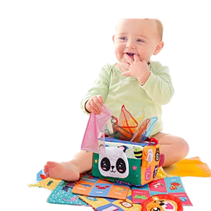 Jouet voiture boîte à mouchoirs en peluche pas pourri papier jouet bébé éducation précoce jouet sensoriel - Product Image 1