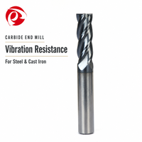 Offre Spéciale DINGLI CNC Personnalisé ODM/OEM Fraise en spirale à 4 dents en carbure de tungstène revêtu AlTiN HRC55 pour le métal