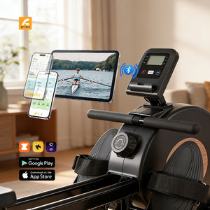 Máquina de Remo para Uso Doméstico, Equipo de Gimnasio, Máquina de Remo Magnética Portátil para Ejercicios Cardiovasculares en Casa - Product Image 5