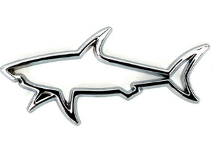 Shark Vinyl Sticker Cartoon Design Self Adhesive Body <b>Decal</b> For <b>Car</b> Side Emblem Decorative Fender Accent - Product Image 2