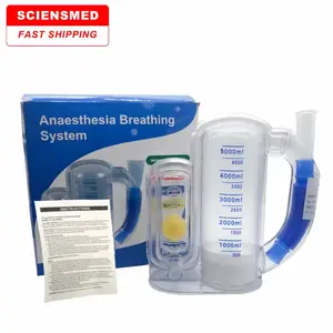 Spirometer สำหรับฝึกการหายใจหนึ่งลูกขนาด5000มล. สำหรับฝึกการหายใจ