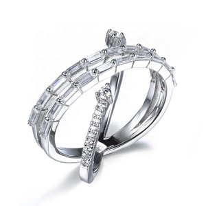 SR00928 Kenturay forma cuadrada de Plata de Ley 925 joyería de plata turco Estambul <span class=keywords><strong>Gran</strong></span> <span class=keywords><strong>Bazar</strong></span> anillos - Product Image 2
