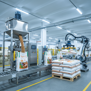 Sac en papier tissé en PP laminé en gros avec une forte force de traction pour l'emballage d'aliments pour animaux et chiens - Product Image 1