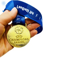 Médaille de football personnalisée de la finale de la Ligue des Champions 2024 U Efa, fabriquée en usine depuis 20 ans