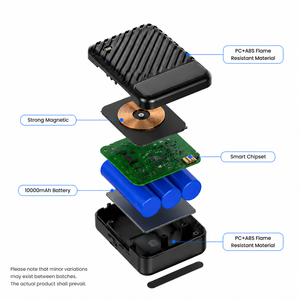 Traceur GPS pour bétail, moutons, chevaux, étanche, magnétique puissant, 10000 mAh, avec collier en nylon - Product Image 3