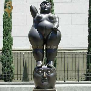 Escultura de Metal de Gran Tamaño, <span class=keywords><strong>Fernando</strong></span> Botero, Mujer Desnuda de Bronce en Caballo - Product Image 6