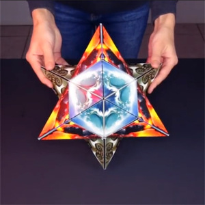 Magnetic Cube Geometric 3D Building Block Educational Puzzle Toy For Teenagers 7-14 Years Old Stress Relief Transforming Brain - Product Image 2