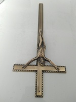 Fournisseur funéraire D052 croix de cercueil Italie accessoires funéraires pour cercueil et cercueil