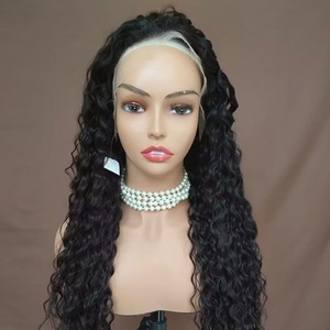 Neues Produkt Wasserwelle Echthaar Perücke Großhandels preis Perücken Anbieter HD Spitze sehr gutes Haar 13*4 HD Spitze Frontal Perücken Anbieter - Product Image 1