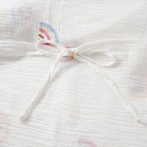 Bộ giường nhà hoàn chỉnh với trang trí tán Muslin với ngăn kéo 100% bông Muslin và nệm gỗ với bảo vệ mùa thu - Product Image 5