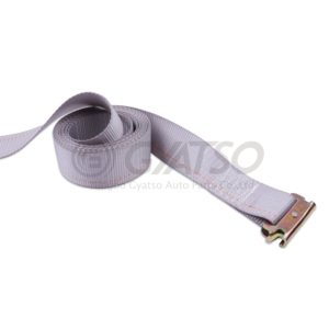 Cor de catraca de amarração logística tipo promoção 2'' x 20' com pontas de trilha em E cor cinza - Product Image 3