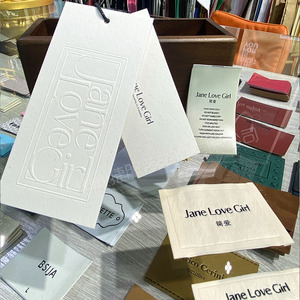 Cao cấp biểu tượng tùy chỉnh treo Tag cho phụ nữ của quần áo đơn giản Thiết kế giấy cho hàng may mặc Túi giày - Product Image 3