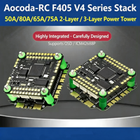 Aocoda-RC F405 V4 FC Stack F465S F475S V4 65A 75A 4in1 ESC 30x30mm Controllore di Volo per Droni FPV Racing Freestyle
