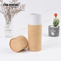 Emballage en carton personnalisé pour cosmétiques, mini tube de baume à lèvres en papier, tube de déodorant à poussoir, 15 ml, 30 ml, 50 ml