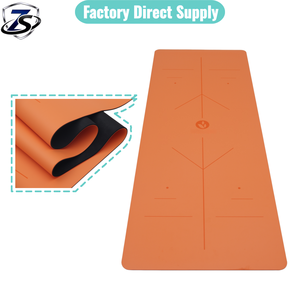 Tapis <span class=keywords><strong>de</strong></span> <span class=keywords><strong>yoga</strong></span> réversible en PU, anti-transpiration et antidérapant, certifié RoHS, pour distributeurs mondiaux – Direct Usine - Product Image 1