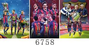 Nouvelles Affiches 3D de Stars du Football Célèbres du Football Européen et Américain Affiches 3D Flip pour Chambre d'Enfant Chambre de Garçon Art Mural - Product Image 6