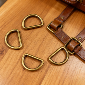 Correa de bolso de forma redonda de metal grueso, correa de perro, collar de cadena, anillo en D plano - Product Image 3