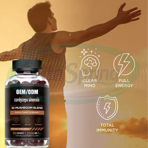 ASAP Vegan Cordyceps Gommes Reishi Lions Crinière Champignons Gommes Mémoire Booster Sans Sucre Cordyceps Sinensis Gummies - Product Image 2