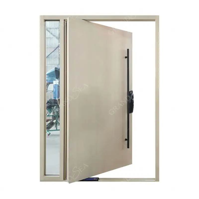 Porte Pivot esterne per ingresso in alluminio di sicurezza per vendita calda europee moderne porte a battente in alluminio antifurto