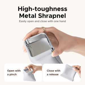 UGREEN <strong>Earphone</strong> Case Magnetic Leather <strong>Bag</strong> for Bluetooth Open Ear Clip Wireless Earbuds In-ear Headphones Cable Wired Storage <strong>Bag</strong> - Product Image 5