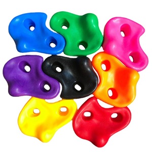 Ogrmar 25 PCS Rock Climbing Holds Set with Mounting Screws and Hardware for DIY Kids Indoor and Outdoor