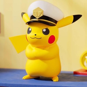 Modèle en PVC authentique Pokémon Captain Pikachu, fait à la main, boîte aveugle authentique, jouet tendance, poupée cadeau - Product Image 3
