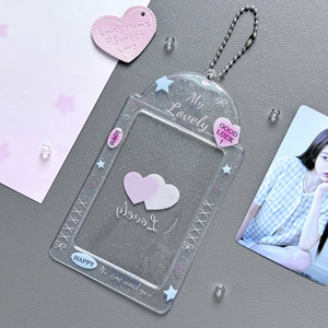 <span class=keywords><strong>Ins</strong></span> nuevo estilo transparente brillo Linda estrella 3 "PVC Lomo tarjeta manga foto tarjeta colección tarjeteros Kpop Photocard titular - Product Image 5