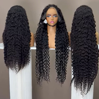 Perruque en cheveux humains bouclés birmans en gros, 28-36 pouces, sans colle, avec dentelle HD pré-épilée, cheveux vierges bruts, fournisseur pour femmes noires
