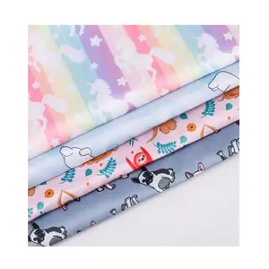 wholesaler 240cm print microfiber polyester bed sheet fabric for home textile