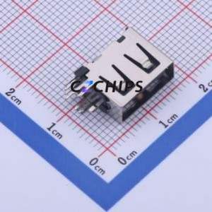 906-862A1024D10200 USB Connector Through hole Component (THT) Connector Type-A USB 2.0 Female Side Insert - Product Image 2