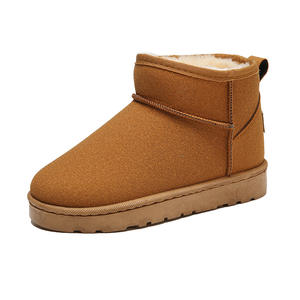 Vente flash - Bottes d'hiver pour femmes 2025 - Bottes de neige de créateur - Nouvelles bottes à semelle épaisse en fourrure <span class=keywords><strong>chaude</strong></span> - Bottes à la cheville tendance - Haute qualité - Confort pour femmes - Product Image 5