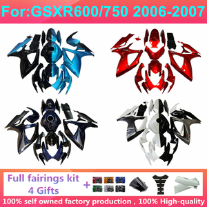 Kit de carénage complet pour moto compatible avec GSXR 600 750 2006 2007 K6 Gsxr600 Gsxr750 06 07, kit de <span class=keywords><strong>carrosserie</strong></span> ABS, kits de carénages Zxmt - Product Image 6