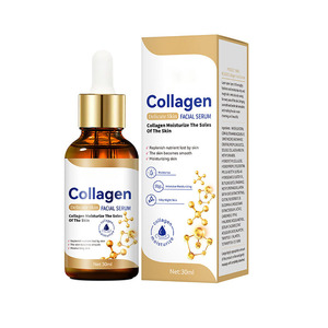 Venda quente De Colágeno Soro Orgânico Hidratante Restaurando Rugas Redução Whitening Colágeno Rosto Soro - Product Image 1