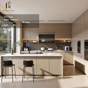 Кухонный гарнитур в американском классическом деревенском стиле, шейкер, массив дерева, дизайн фермерского дома, для домашнего использования - Product Image 2