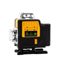 Niveau laser vert à 12 lignes verticales à 360 degrés avec batterie au lithium pour une utilisation en extérieur