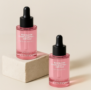 Sérum éclaircissant coréen à la vitamine ATTATION Rosy Bloom, ampoule vitamine pour l'éclat de la peau, soin dermique quotidien pour une peau claire. - Product Image 5