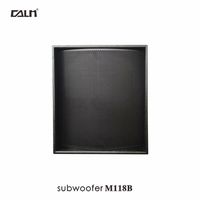 Ensemble complet professionnel double de 15 pouces avec microphone d'amplificateur de mélangeur de moniteur de caisson de basses de 18 pouces M215 + M118B équipement de son Audio