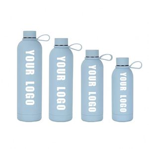 Custom Logo Stainless Steel Vacuum Insulated Flask Outdoor Sports <b>Kids</b> <b>Water</b> <b>Bottle</b> with Silicone Handle - Product Image 1