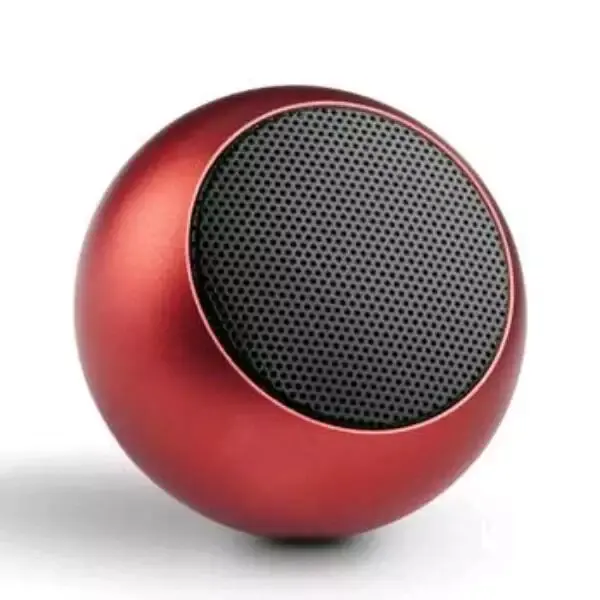 Hot Selling Professional Bass Metal Mini Portable Round Mobile Music Subwoofer Bocinas Bluetooth Speaker Wireless With FM Radio