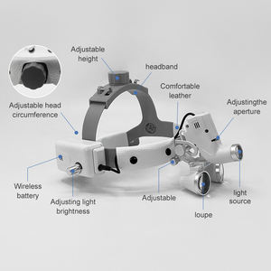 Occhiali Ingranditori Binoculari Chirurgici Medicali Dentali Lenti d'Ingrandimento Caschetto 2.5X 3.5X - Product Image 2