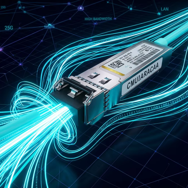 SFP-25G-SR-S 25GBASE-SR SFP28 850nm 100m Duplex LC MMF Fiber Optic Transceiver 25Gbps Telecom Communication 3-Year Warranty OEM