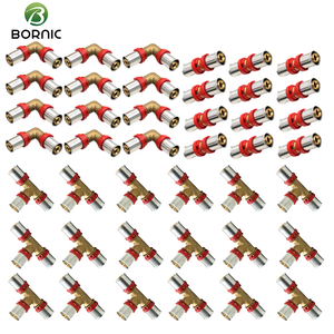 Bornic جودة عالية PEX مع عينة مجانية 16 *-63 * كوع نحاسي متساوي الضغط مناسب للسطح المطلي بالضغط المنخفض - Product Image 2