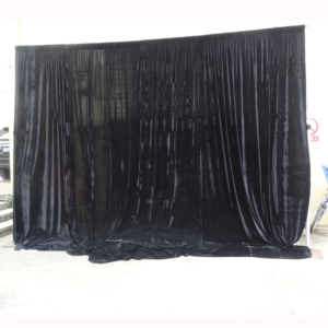 Aluminum drape and <b>pipe</b> telescopic backdrop <b>stand</b> wedding event <b>pipe</b> and drape system - Product Image 1