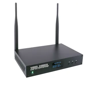 Di động phát trực tiếp mạng không dây truyền tải 4k Bộ giải mã SRT NDI gb28181 SDI HD Encoder