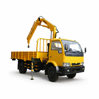 Camiones Grúa Pequeños SQ1ZK2Q, Grúa Hidráulica de 1 t Montada en Camioneta, Mini Grúa de 1.5 t, 1000 kg en Venta