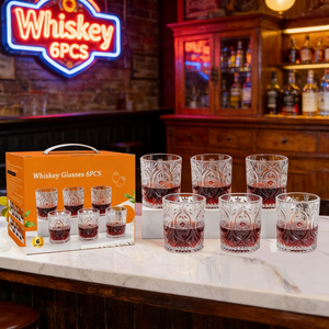 แก้ววิสกี้แบบโอลด์แฟชั่นด์ แก้วคริสตัลสำหรับบูร์บองและสก็อตช์ - Product Image 6