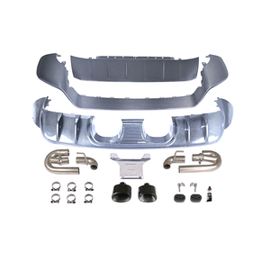 KM <span class=keywords><strong>GT</strong></span> 2018-2023 Cayenne Pare-chocs avant et diffuseur arrière pour mise à niveau, compatible avec le kit carrosserie <span class=keywords><strong>GT</strong></span> pour Kburning en fibre de carbone - Product Image 2