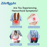 Pommade pour hémorroïdes Zourunan, à base de plantes, pour un soulagement externe, crème apaisante pour les soins personnels quotidiens, 20g, vente en gros OEM