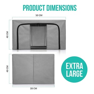 Hộp Đựng Khung Bằng Thép Không Dệt Gấp Gọn Hộp Xếp Đồ Có Khóa Kéo Cửa Sổ Trong Suốt Để Chăn Chăn Bộ Đồ Giường Khăn Quần Áo Đồ Chơi - Product Image 3